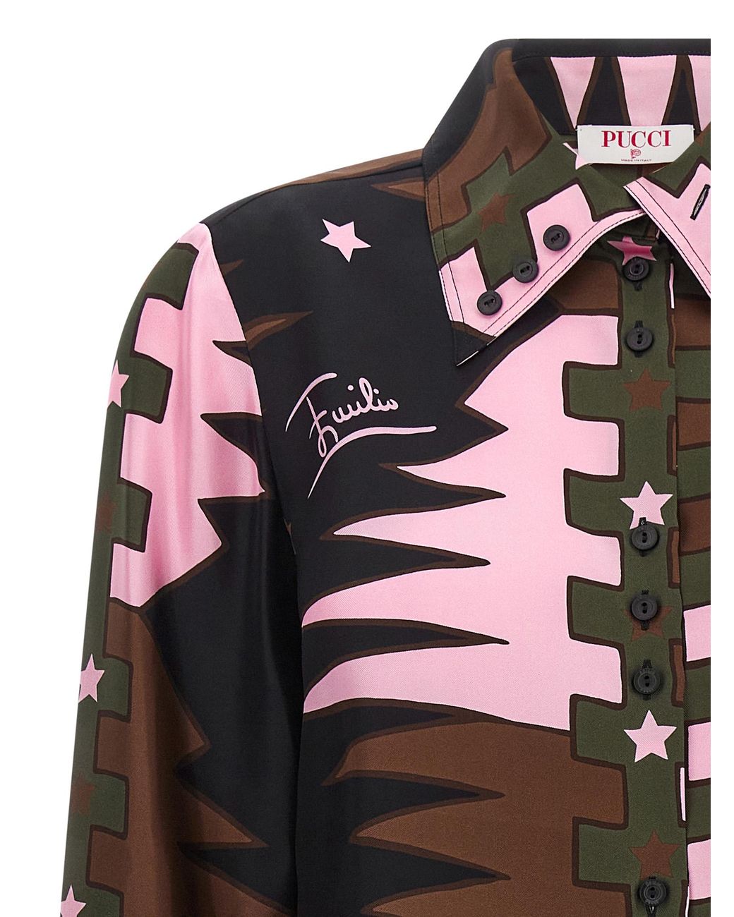 Emilio Pucci Red 'Valdimontone' Shirt