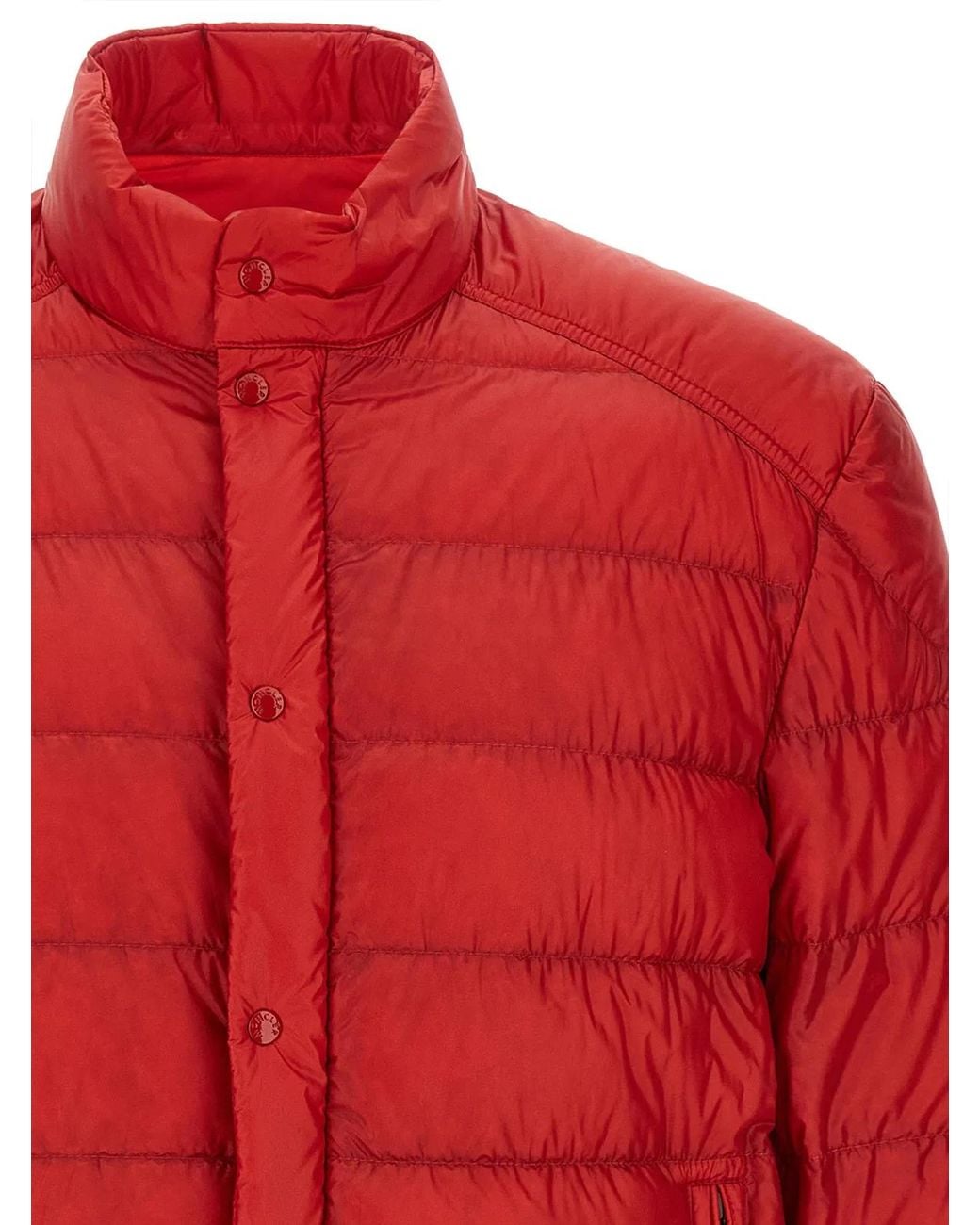 Moncler Red 'Selves' Down Jacket for men
