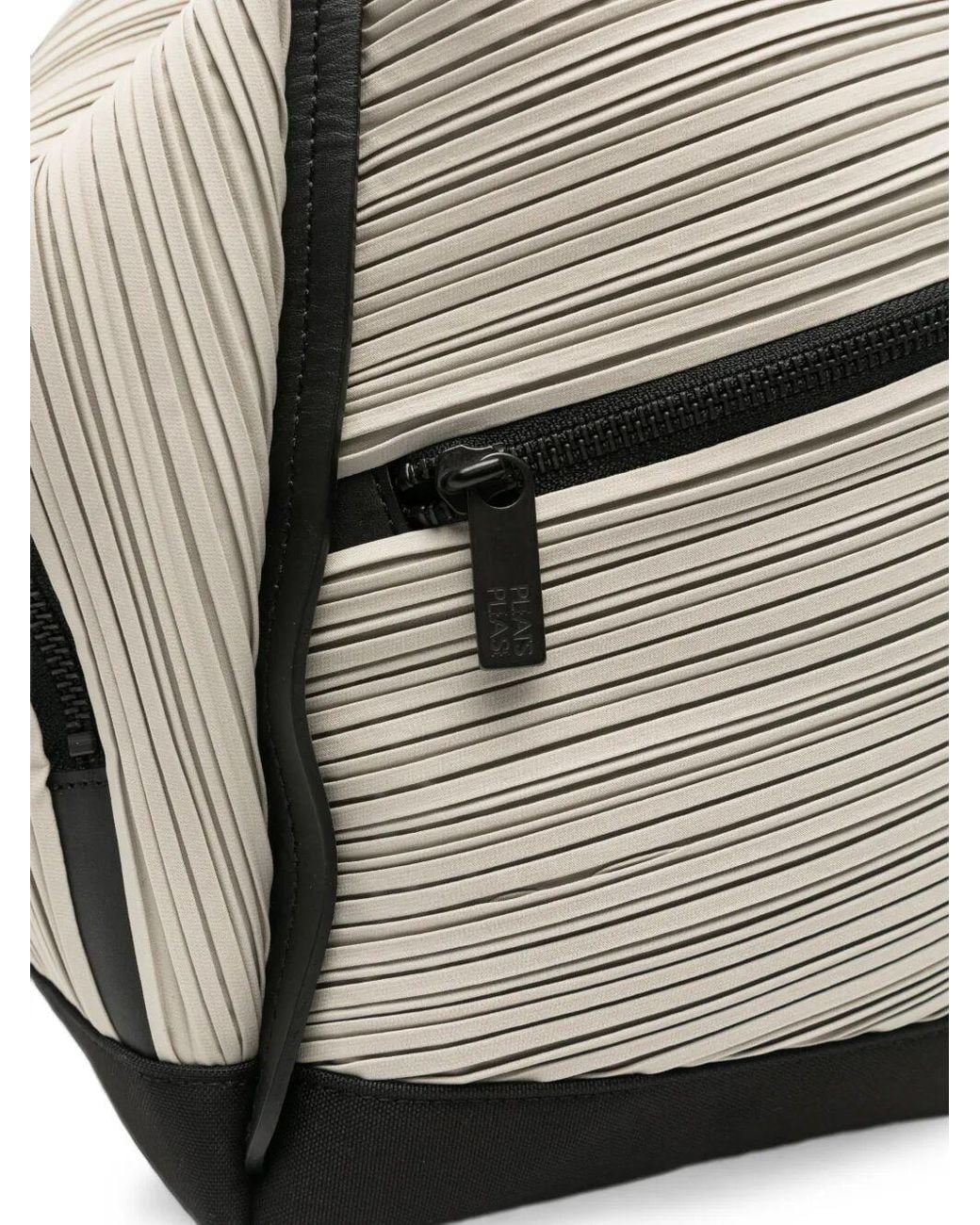 Pleats Please Issey Miyake Black Pleats Please By Issey Miyake "Bias Pleats" Shoulder Bag