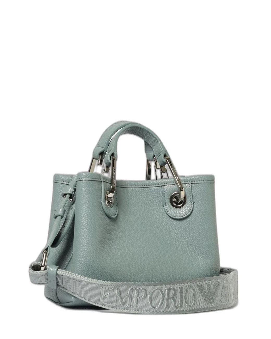 Emporio Armani Blue Myea Xsmall Shopping Bag