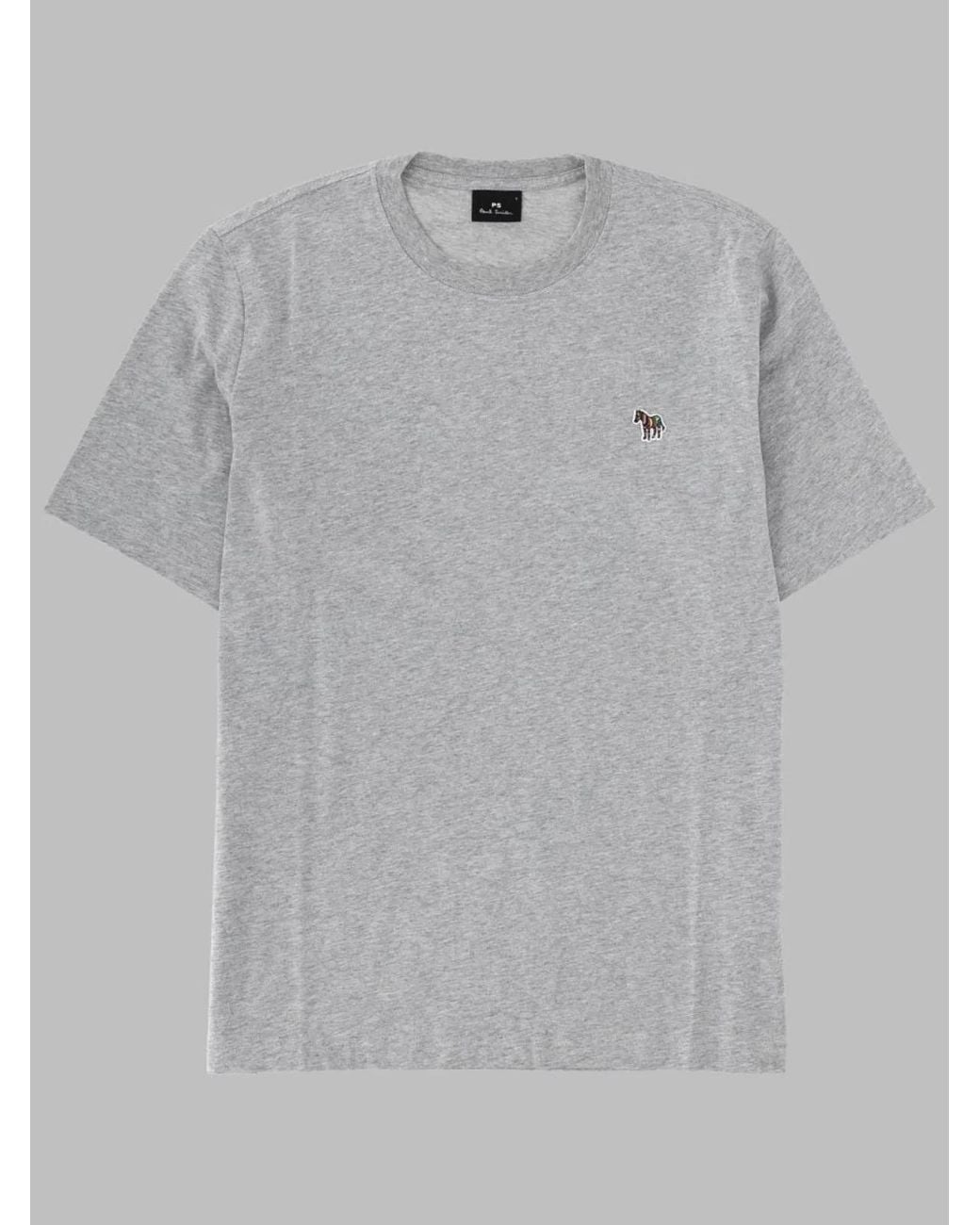 Paul Smith Gray Organic Cotton T-Shirt for men