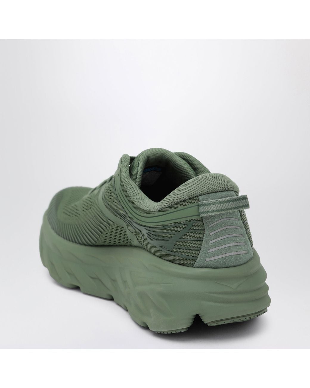 Hoka Rincon Hoka One One Bondi 7 Mesh Sneakers With Sculpted 3D Collar in Green for ...