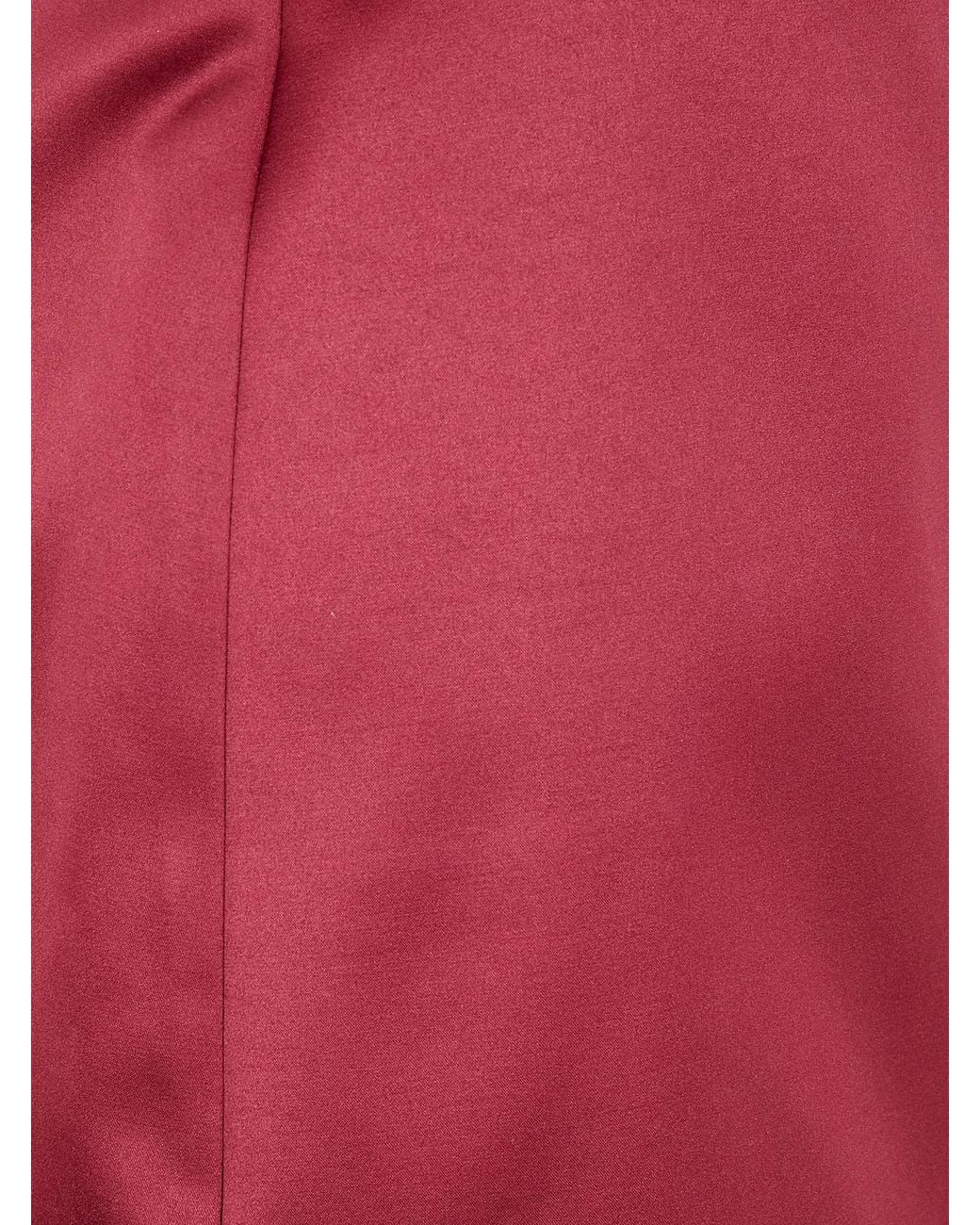 By Malene Birger Red "Raye" Mini Skirt