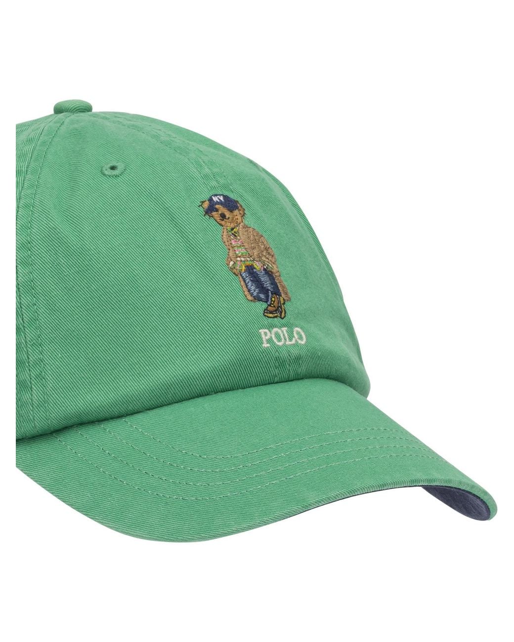Polo Ralph Lauren Green "Polo Bear" Baseball Cap for men