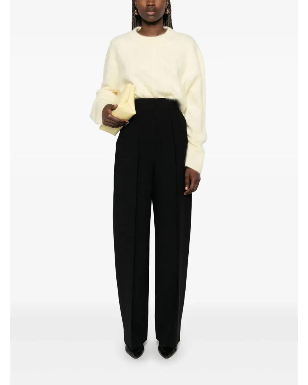 Khaite Black Maris Pant
