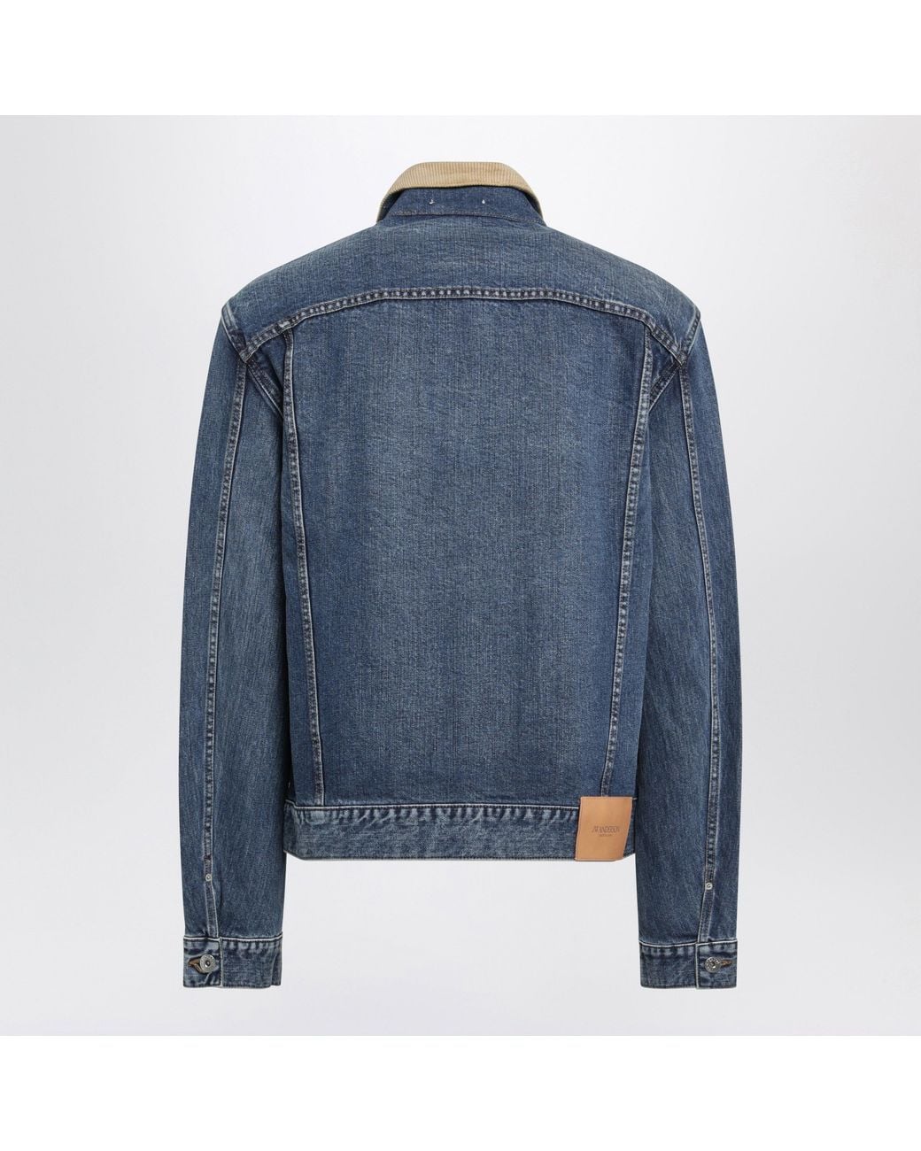 J.W. Anderson Blue Jw Anderson Denim Jacket With Ribbed Collar for men