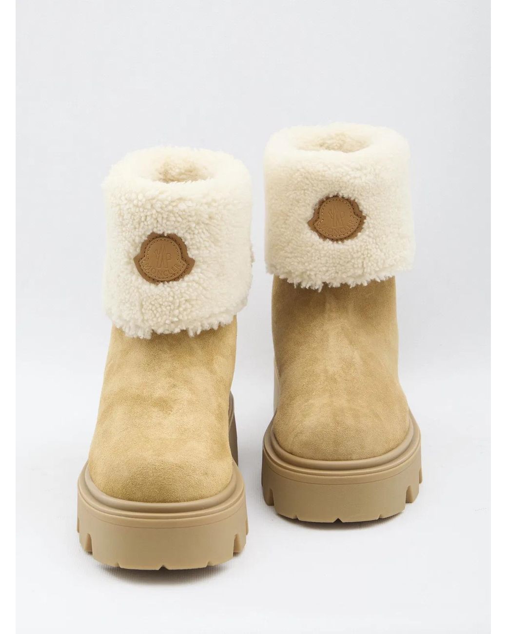 Moncler Natural Aurea Ankle Boots