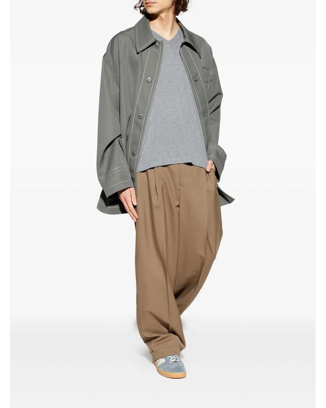 Lisa Yang Gray Brayden T-Shirt for men