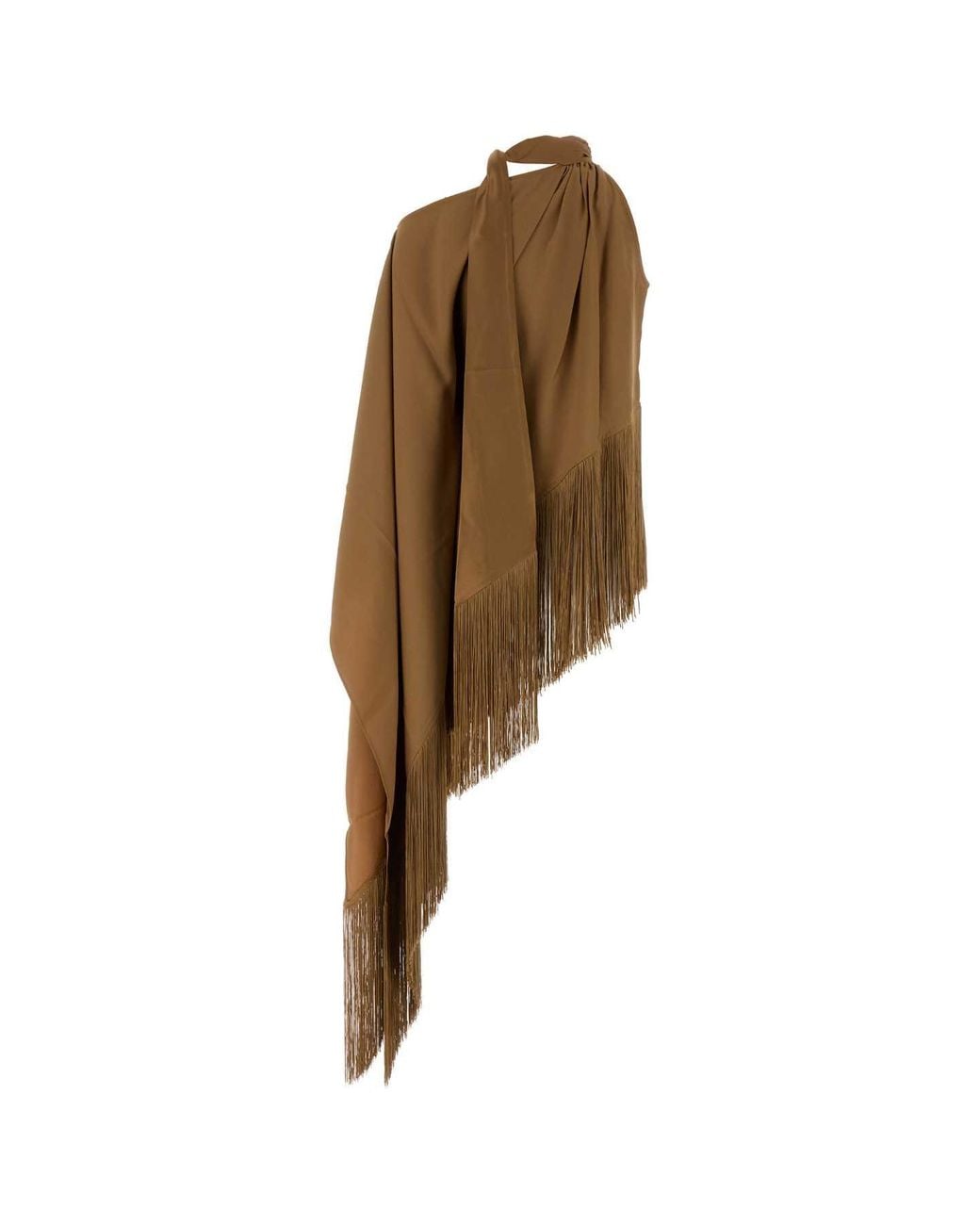 ‎Taller Marmo Natural Fringed Atlas Blouse