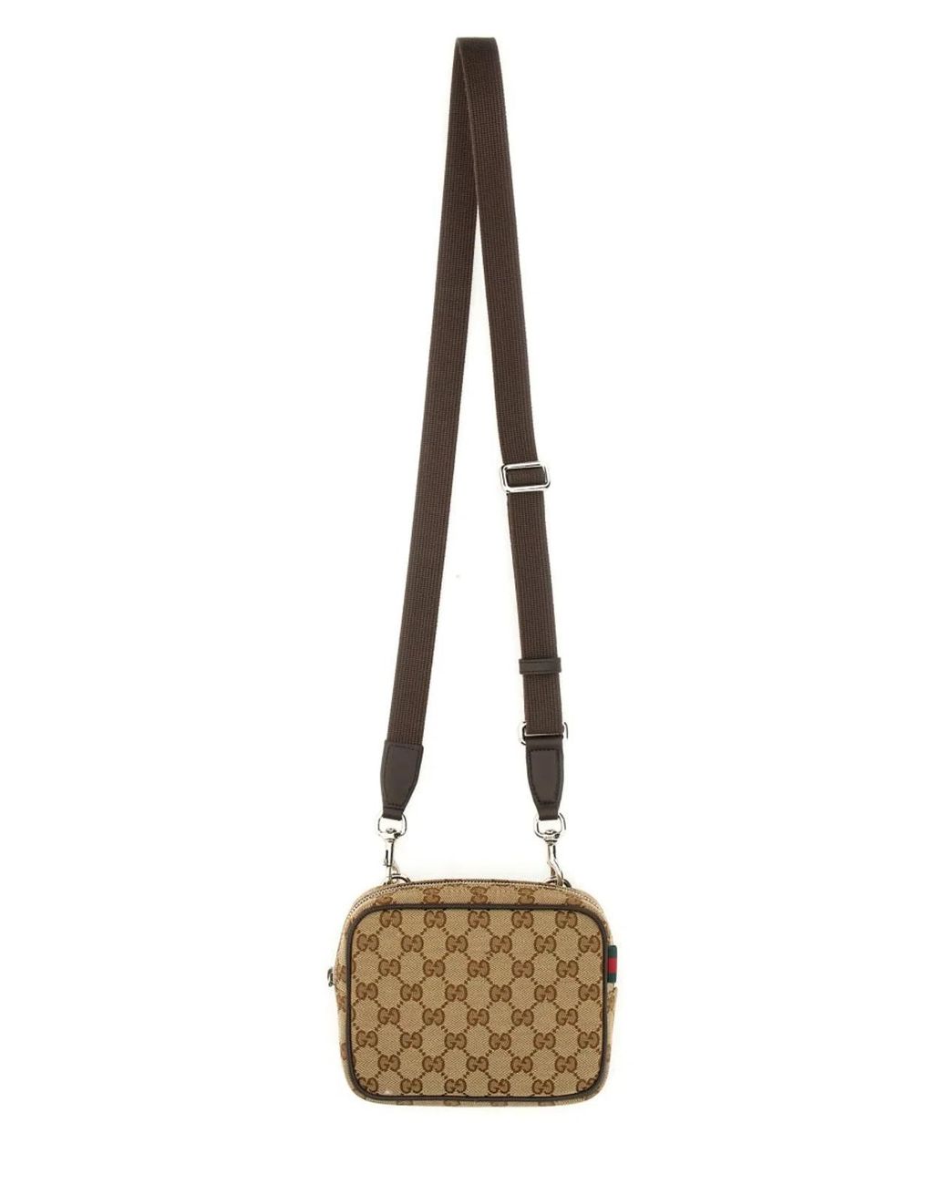 Gucci Brown Mini "Gg" Bag for men