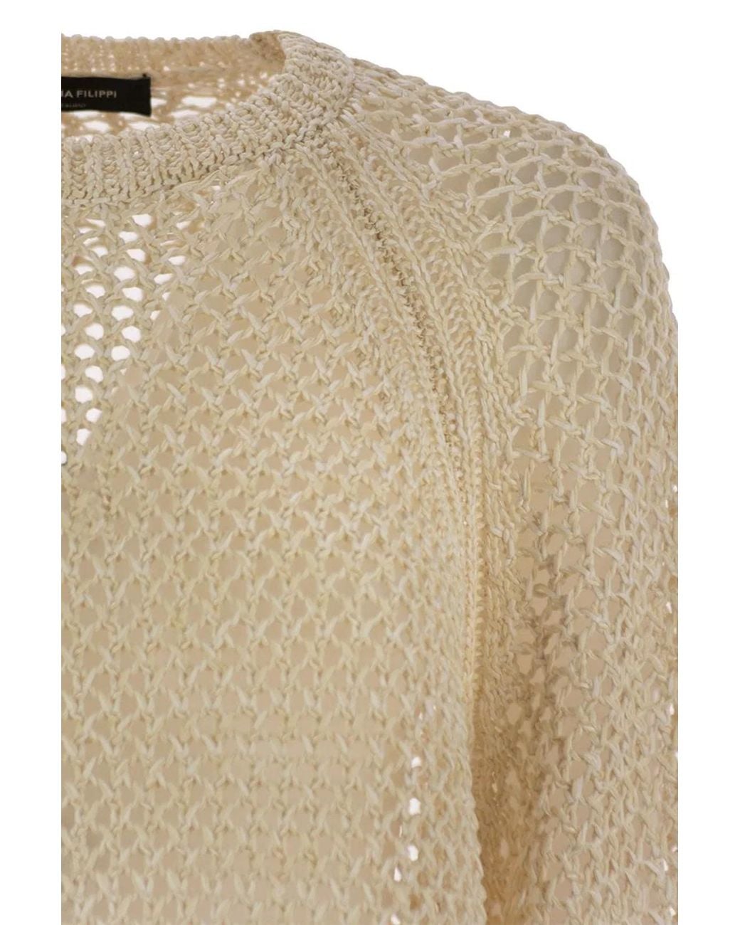 Fabiana Filippi Natural Cotton ¾-Sleeved Jersey