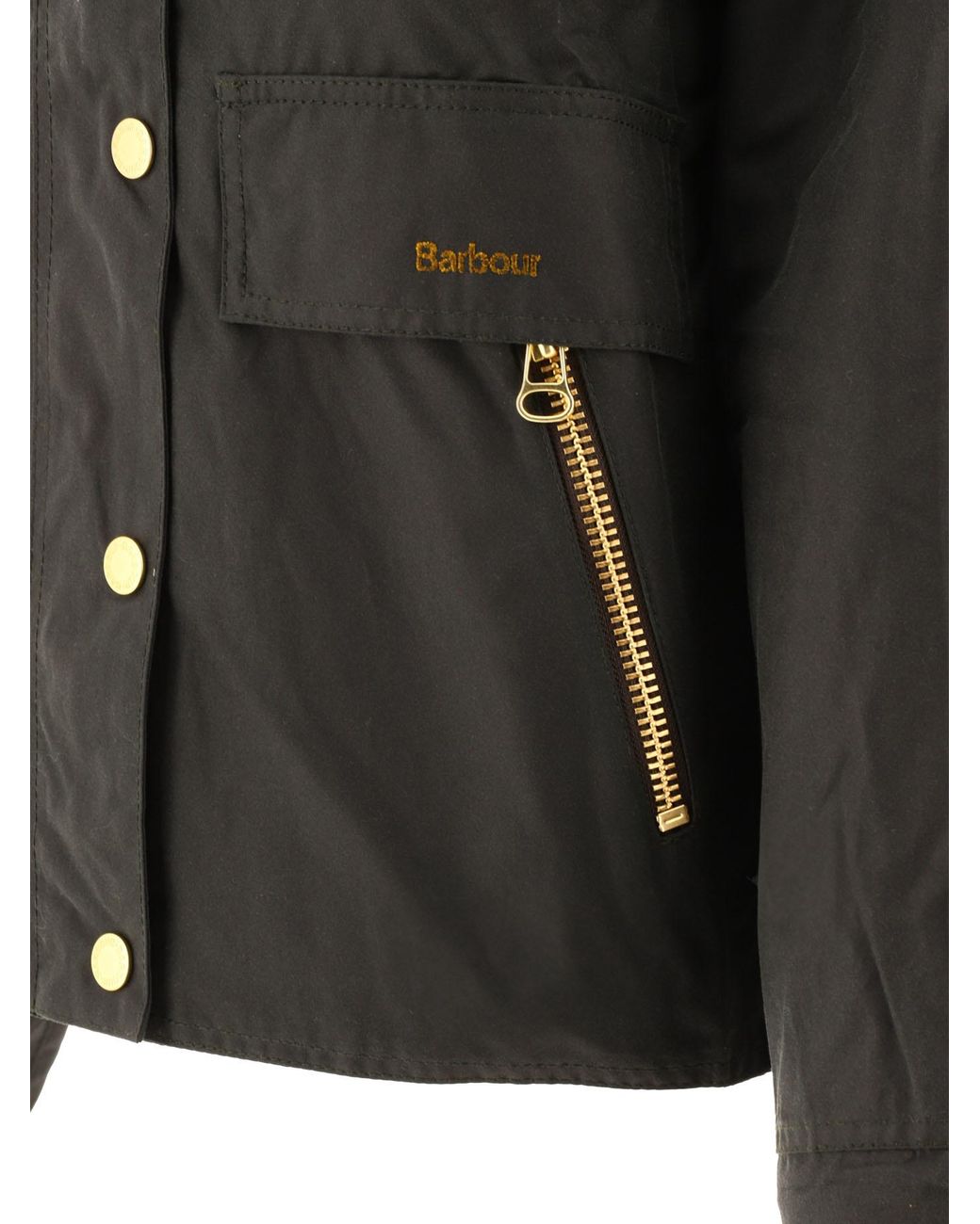 Barbour Black "Catton Wax" Lightweight Jacket
