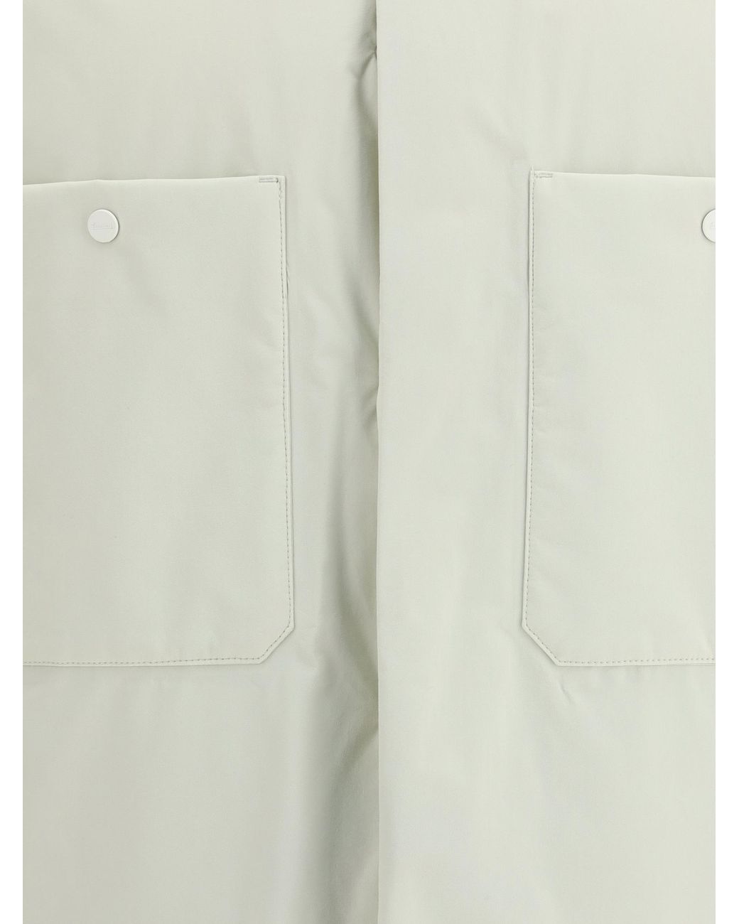 Laminar White Padded Jacket Nylon for men