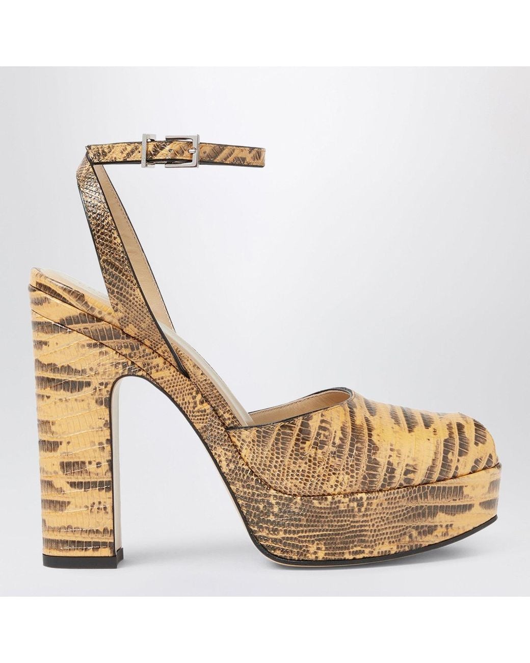Fendi Metallic After 9 Sandals