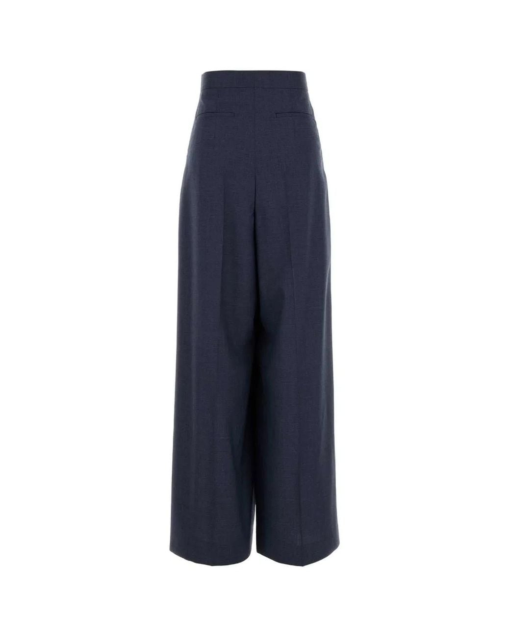 Givenchy Blue Wool Palazzo Pant