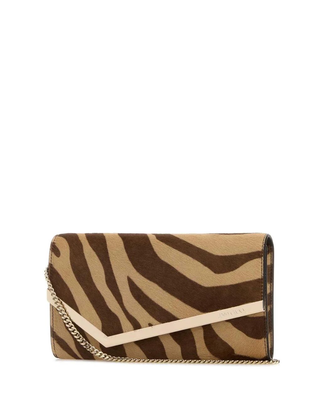 Jimmy Choo Brown Clutch 'Emmie'
