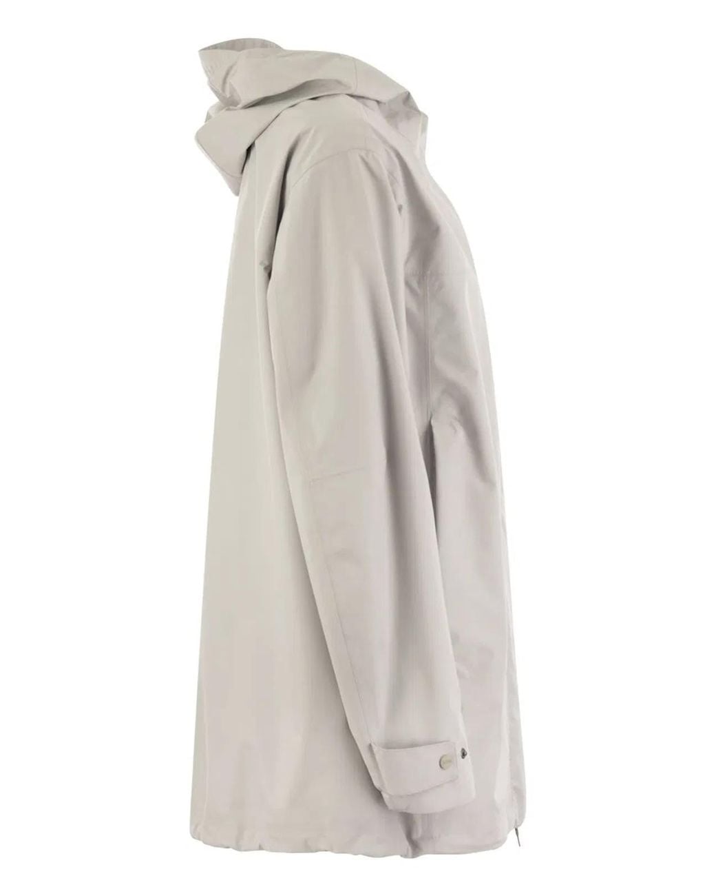 Herno Gray Laminar Parka With Hood