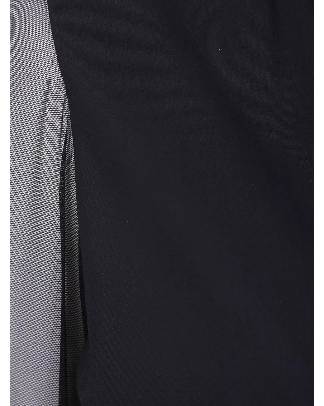 Chiara Boni Black Kai Illusion Jersey Shirt