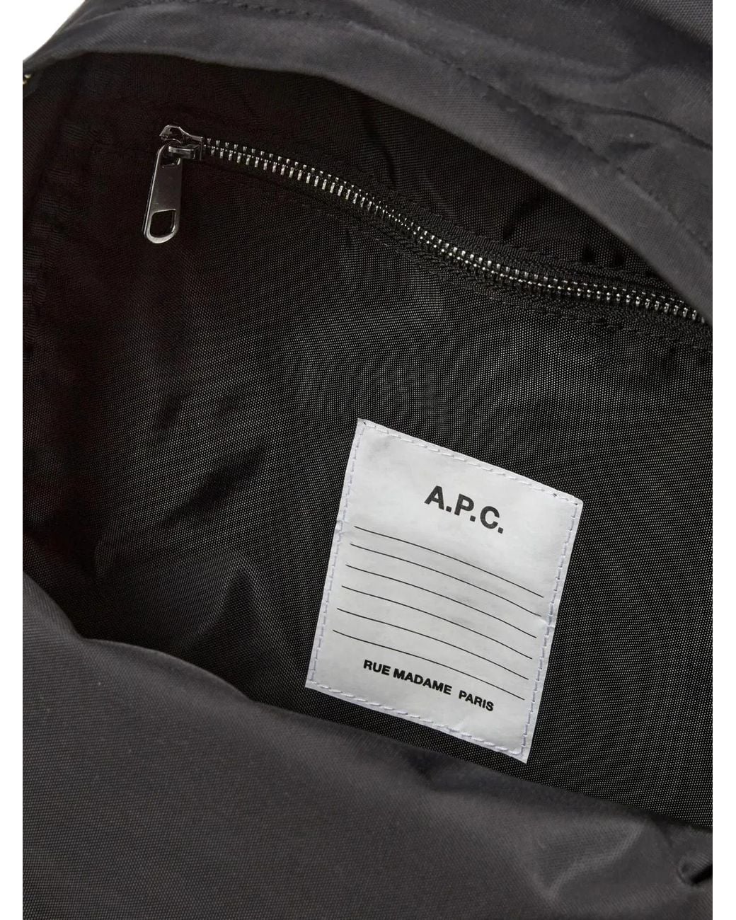 A.P.C. Black Backstage Backpack