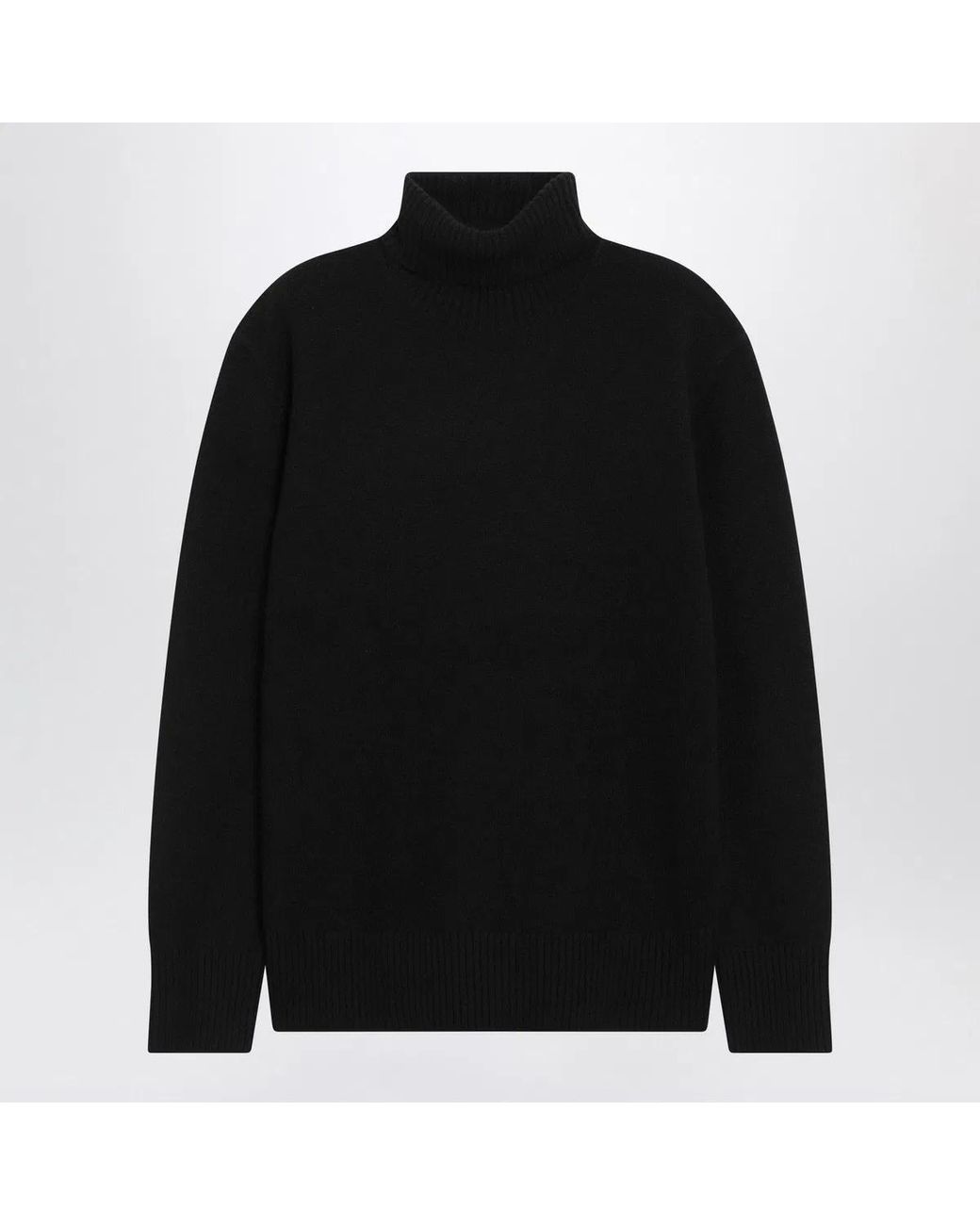 Totême Black Cashmere Turtleneck
