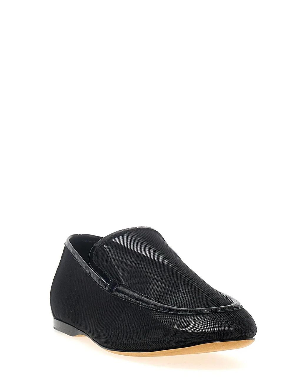 Khaite Black 'Alessia' Loafers