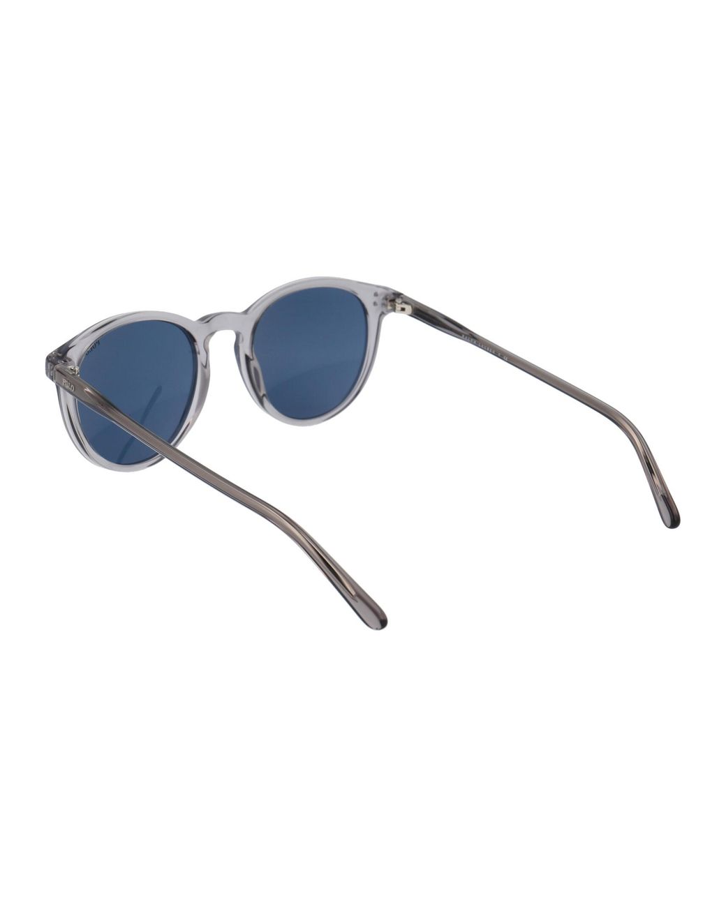 Polo Ralph Lauren Blue Transparent Acetate Sunglasses for men