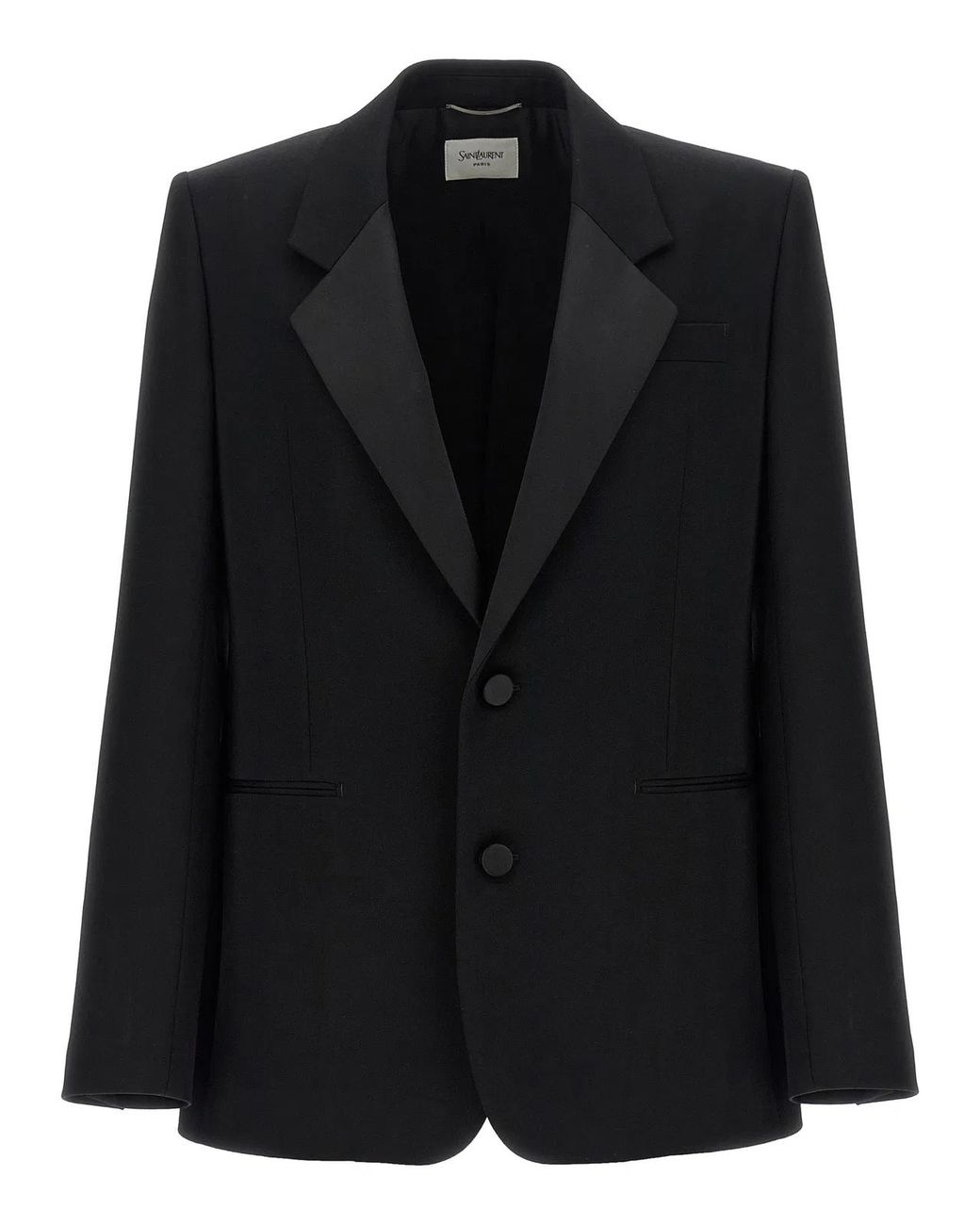 Saint Laurent Black Wool Blazer Clothing for men