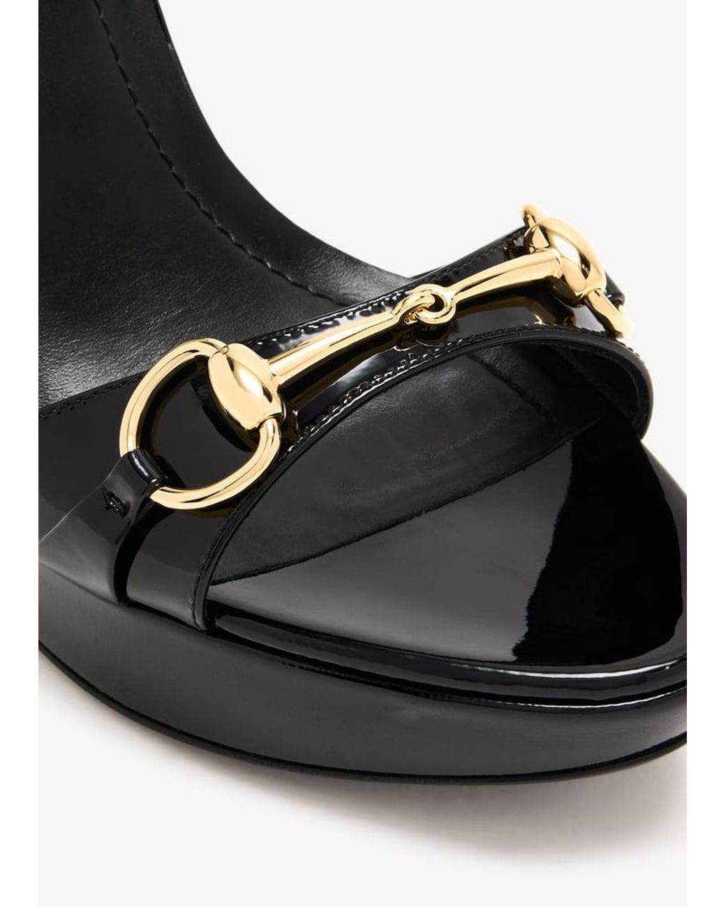 Gucci Metallic Platform Sandals