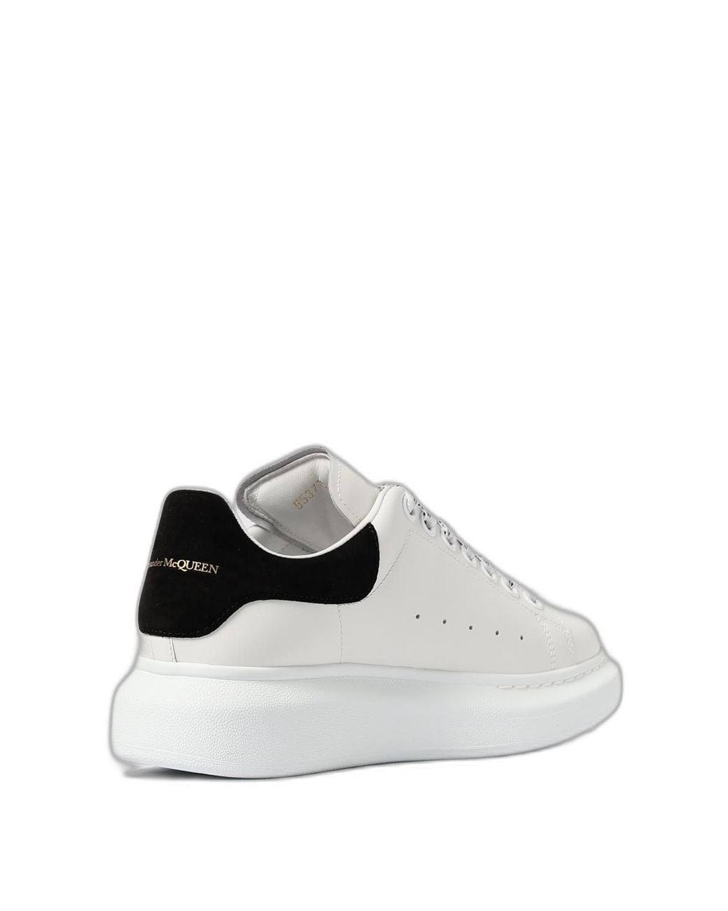 McQueen White Leather Sneakers