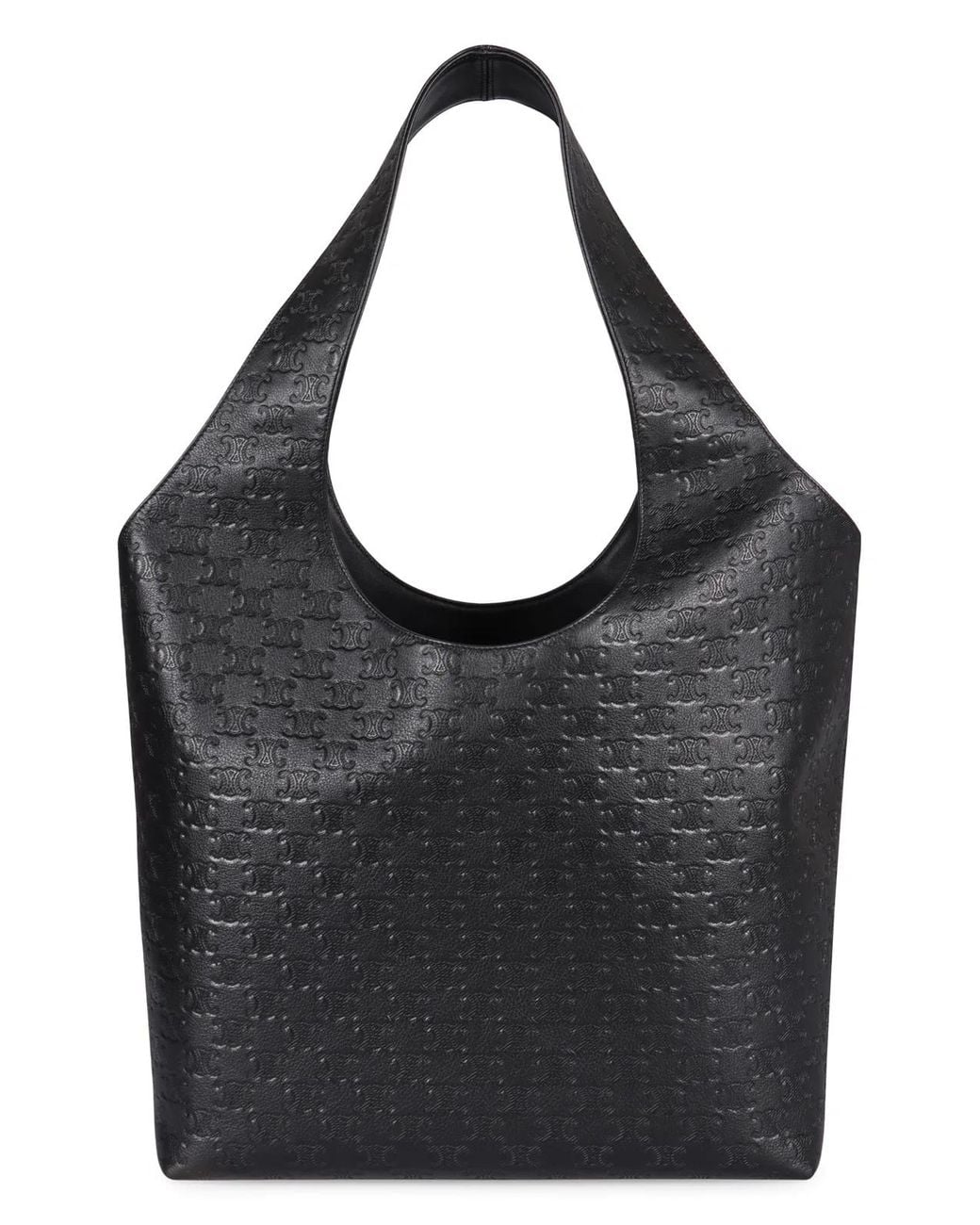Céline Black Leather Shopping Bag for men