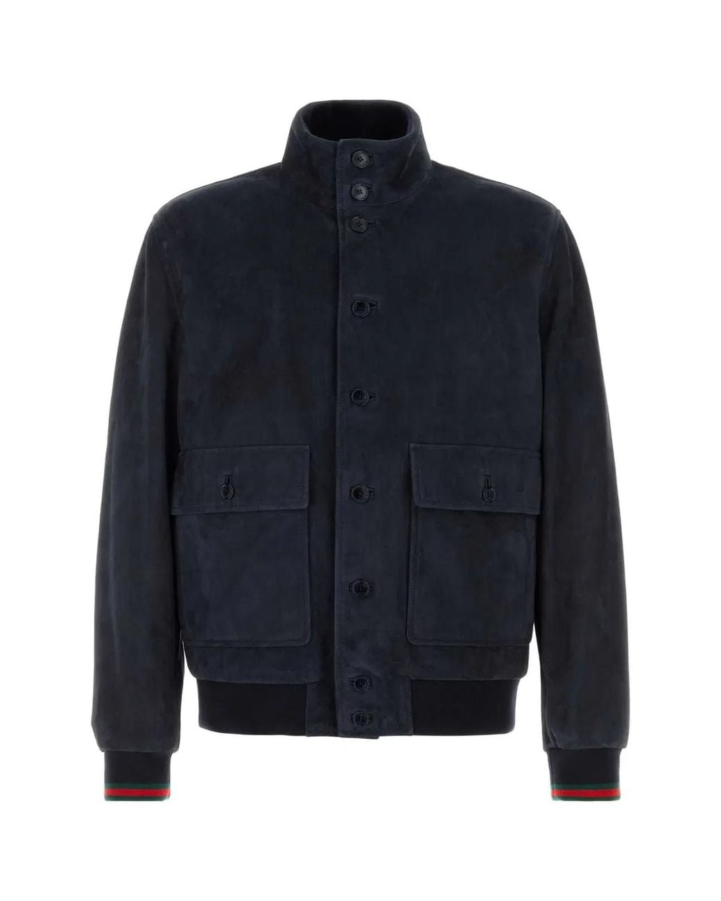 Gucci Blue Suede Jacket for men