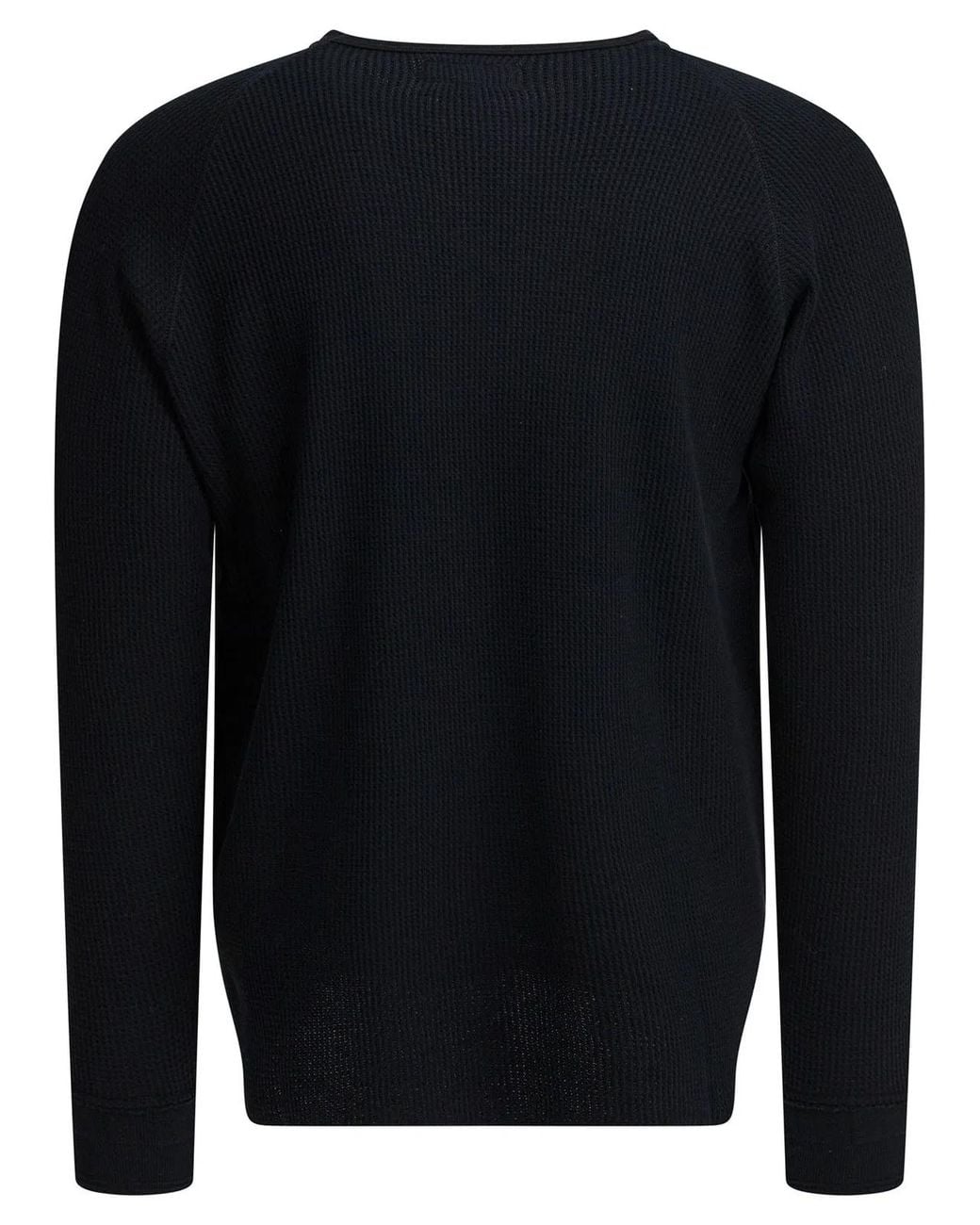 Beams Plus Blue T-Shirt "Crew Thermal 30" for men