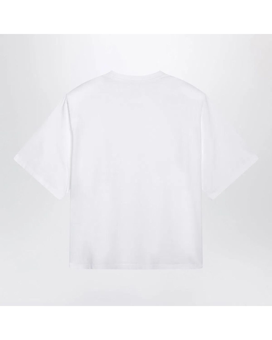 Frankie Shop White Oversized T-Shirt With Structured Shoulders