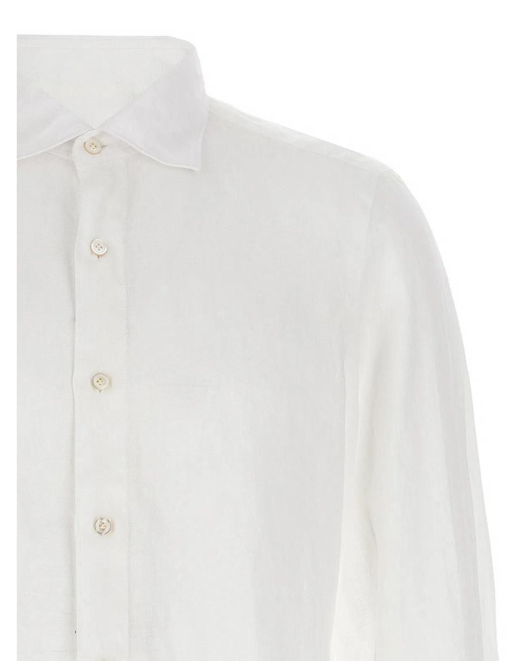 Finamore 1925 White 'Gaeta' Shirt for men