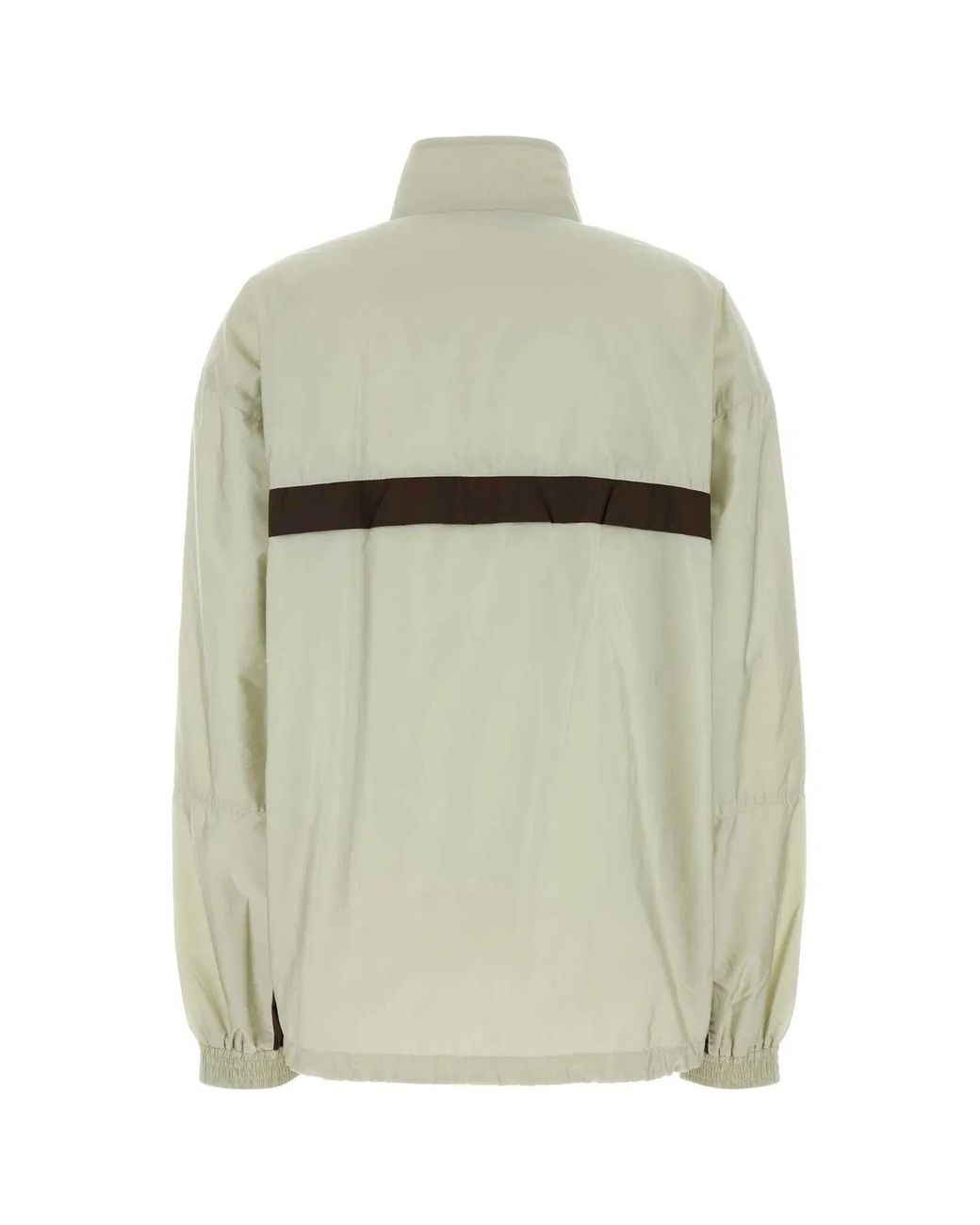 Prada Natural Mock Collar Jacket