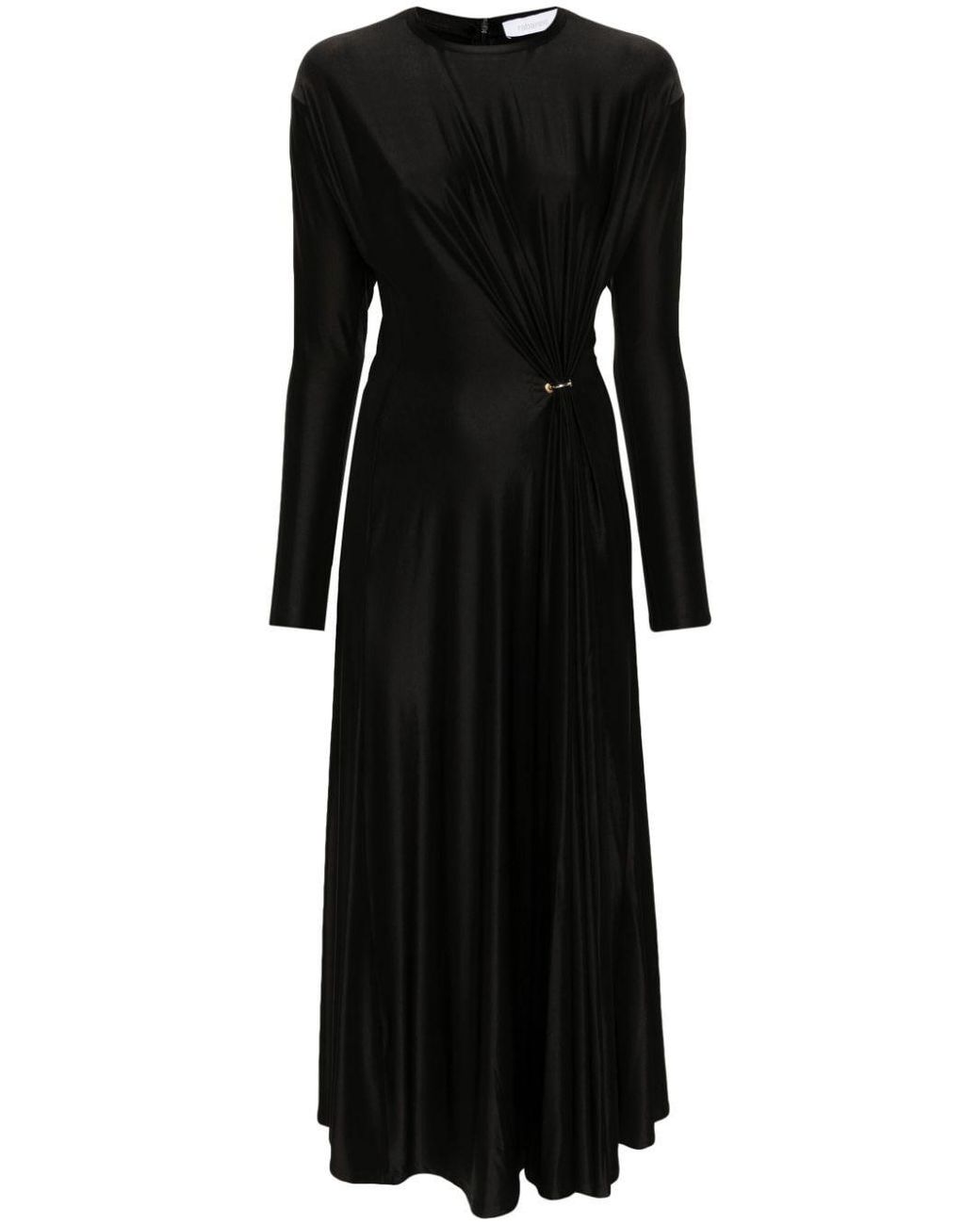 Rabanne Black Stretch Viscose Dress