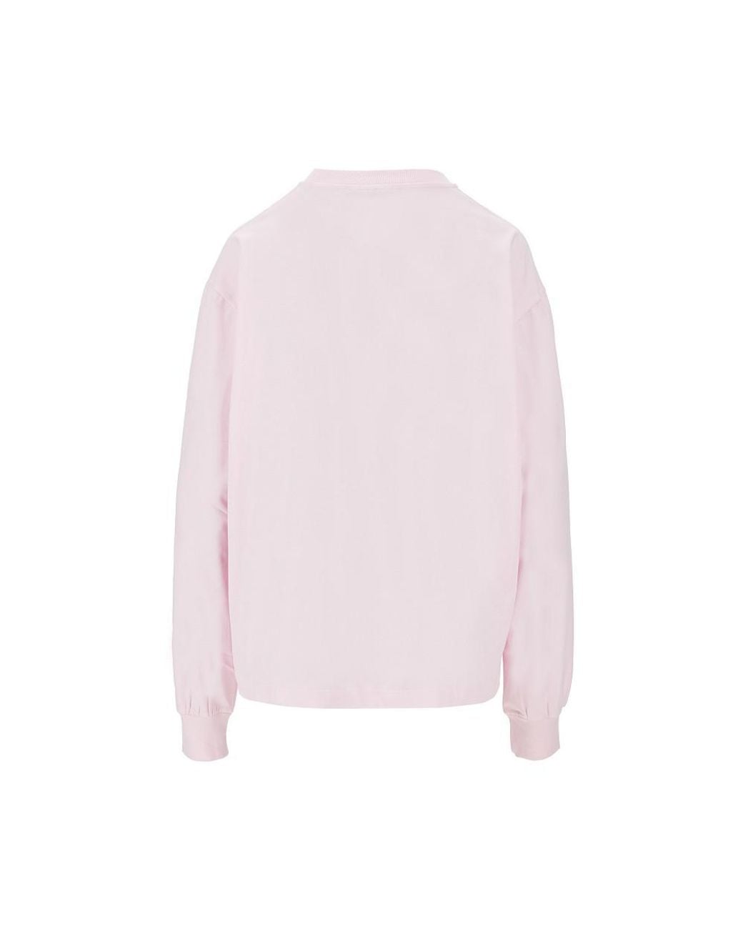 Ganni Pink Jersey T-Shirt With Crab Print