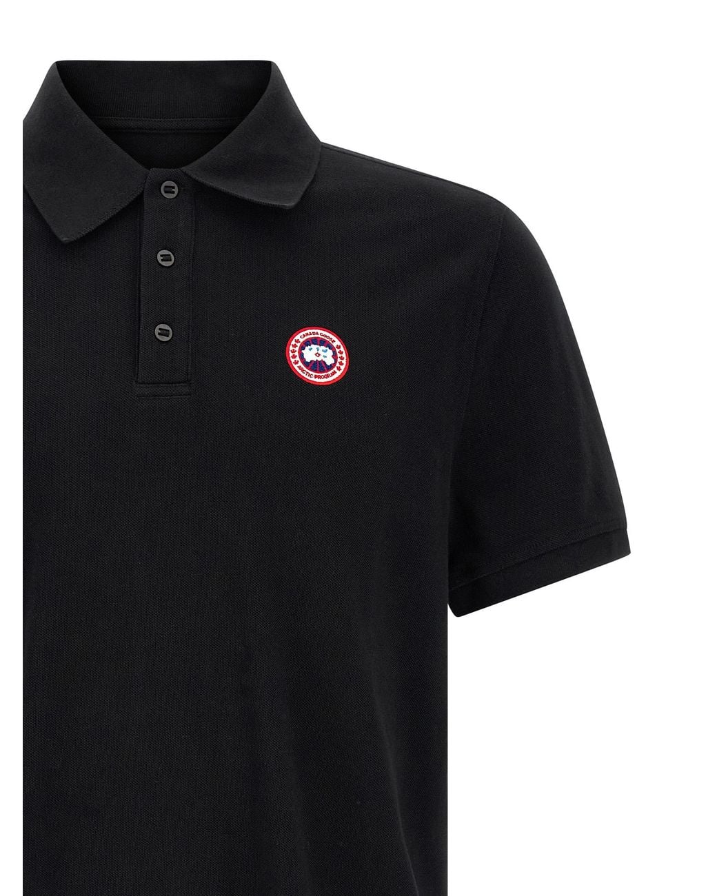 Canada Goose Black 'Becley' Polo Shirt