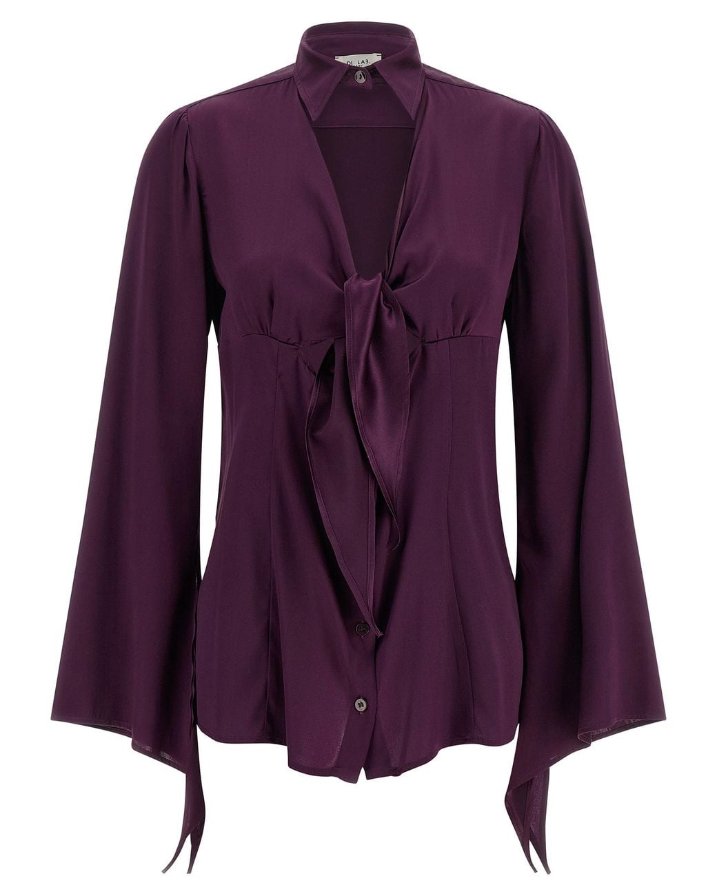 DI.LA3 PARI' Purple 'Nodo' Shirt
