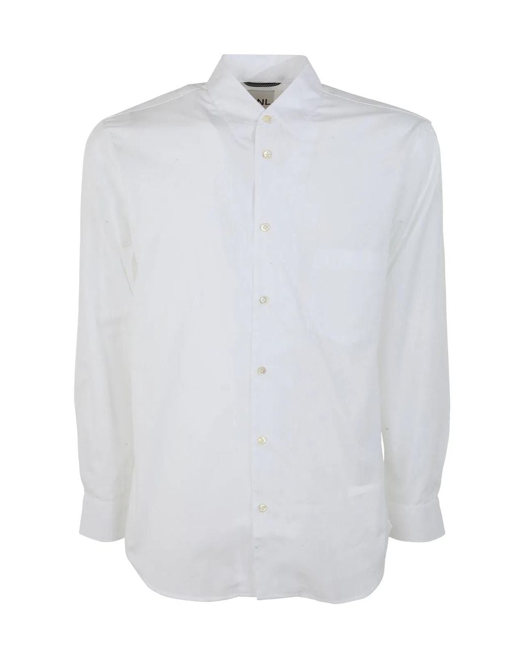 Dnl White Cotton Shirt for men
