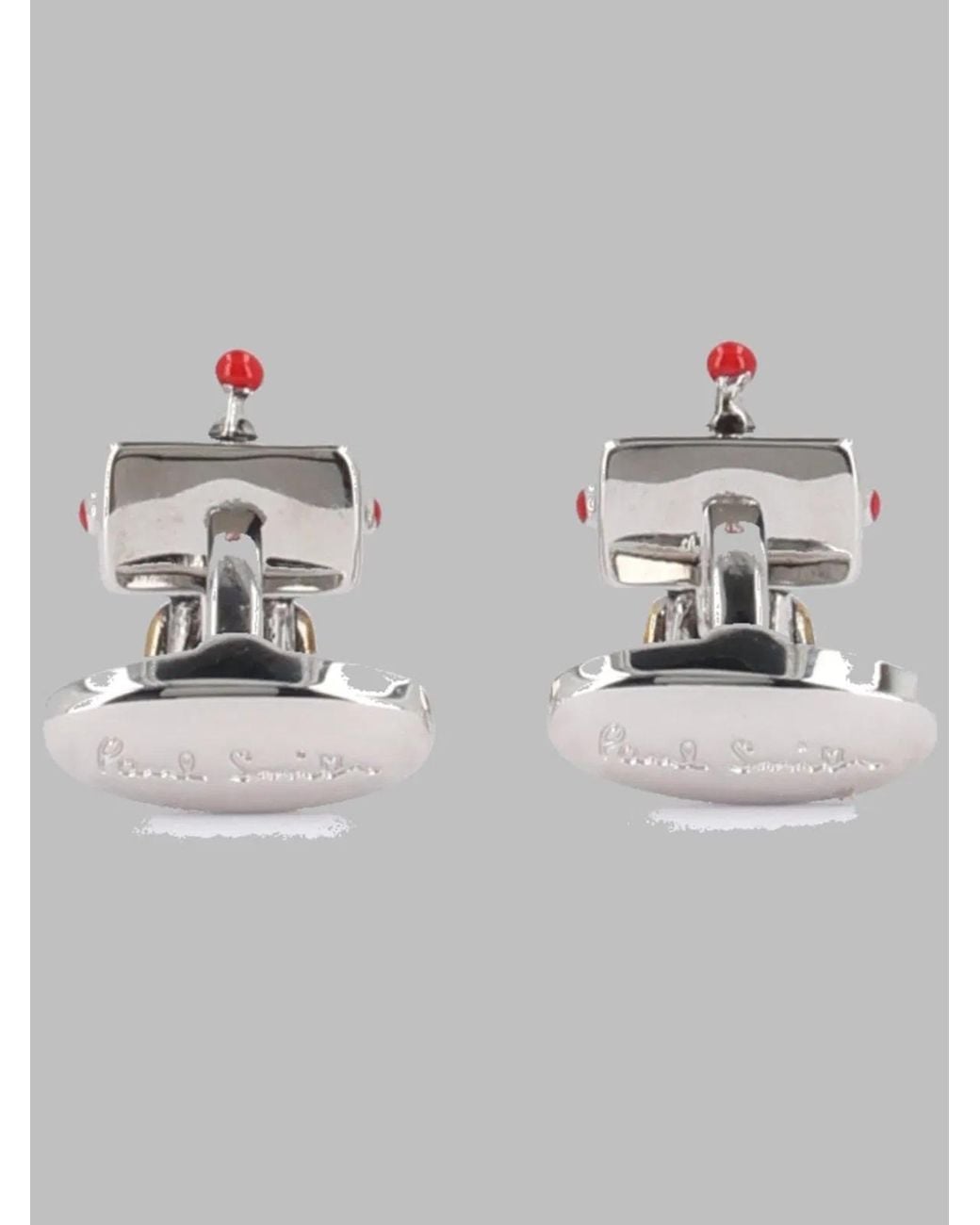 Paul Smith Metallic Cufflinks Robot Copper for men