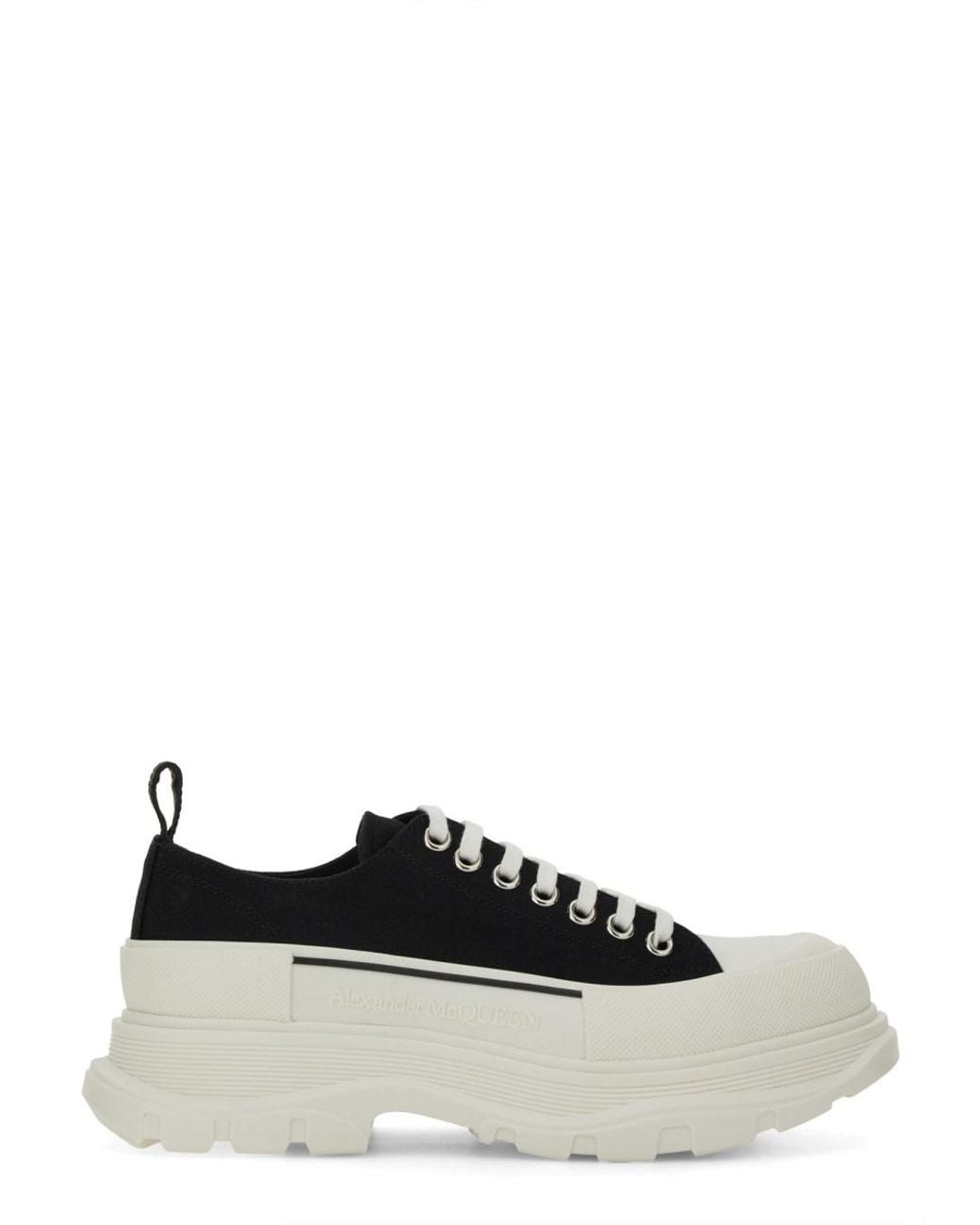 McQueen White Tread Slick Sneakers for men
