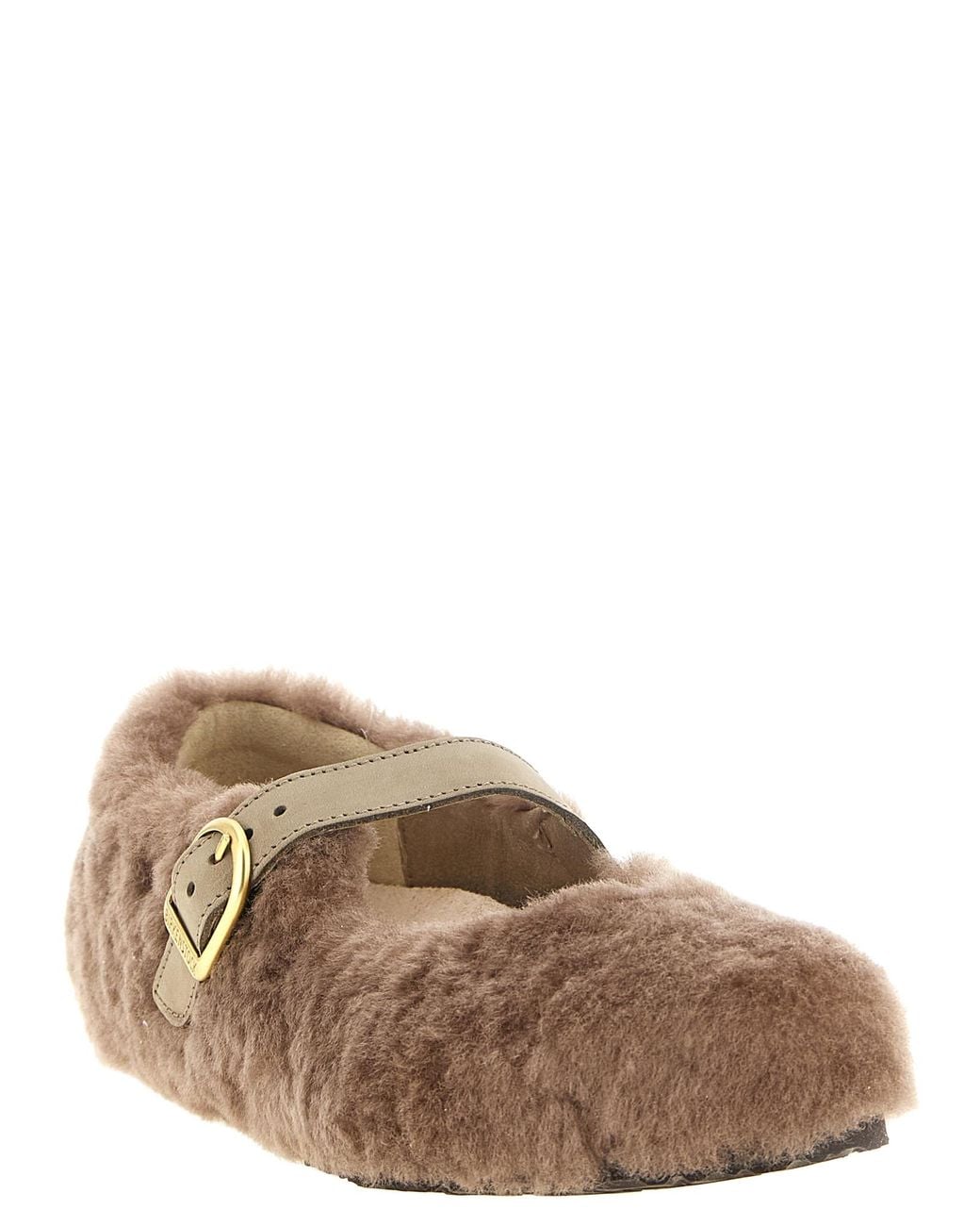 Birkenstock Brown 'Santa Clarita' Ballet Flats