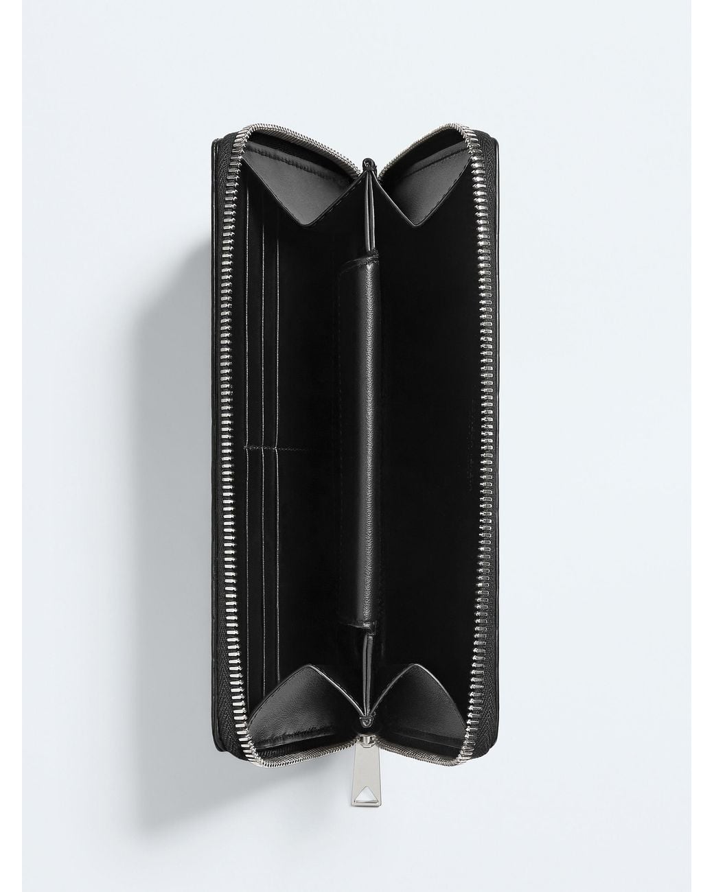 Bottega Veneta Black Small Intrecciato Organizer With Zip for men