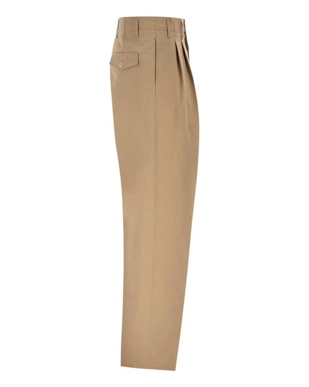 Brunello Cucinelli Natural Tailored Trousers for men