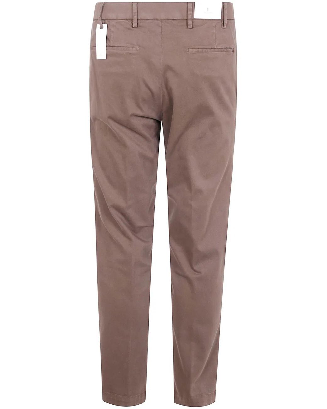 Michael Coal Brown "Capri American Pocket" Trousers for men