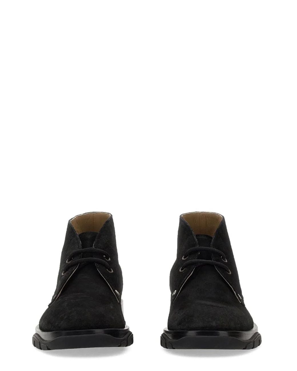 McQueen Black Suede Boot for men