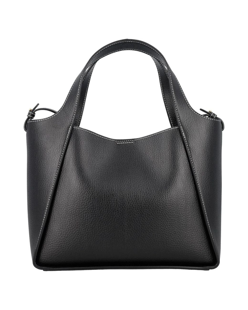Stella McCartney Black Borsa A Tracolla Con Logo