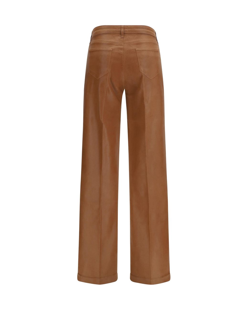 L'Agence Brown Wide Leg Jeans Clayton