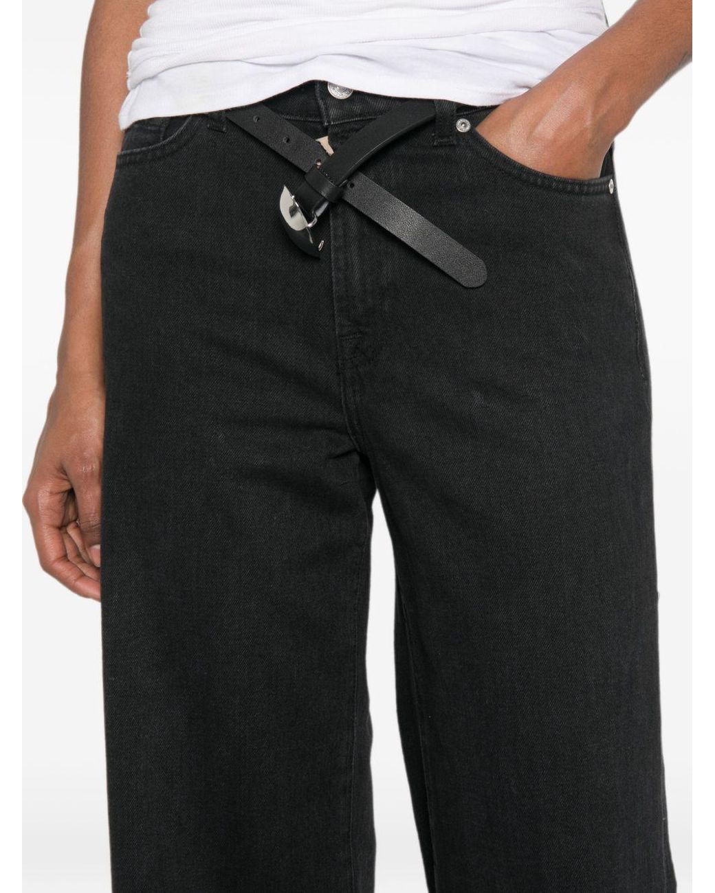 Seven7 Black Lotta Tailorless Denim Jeans